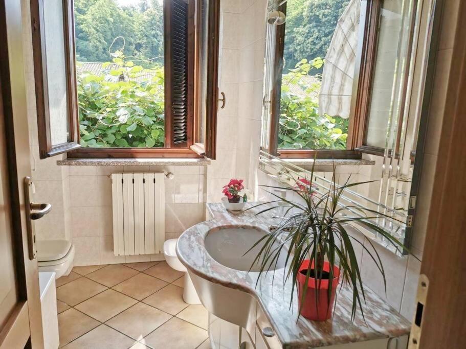 הוילה Oleggio Castello Il Vecchio Kiwi - House With Private Garden מראה חיצוני תמונה